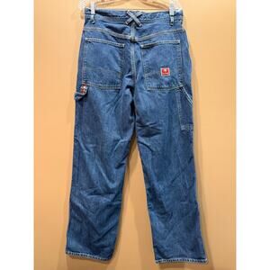 Vintage Tommy Hilfiger Carpenter Jeans Mens Baggy Fit Red Label Blue Jeans 30x32